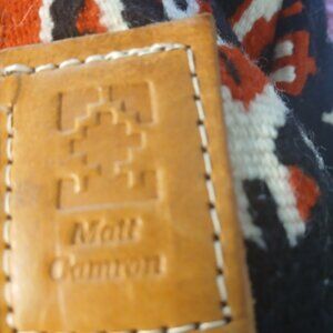 Mat Cameron , multi-colored southwestern textile bag.